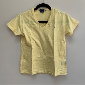 Yellow polo Ralph Lauren tshirt